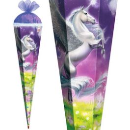 ROTH Schultüte "Magic Pegasus", eckig, 850 mm, mit Effekt