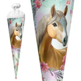 ROTH Schultüte "Pferd Bella", rund, 700 mm