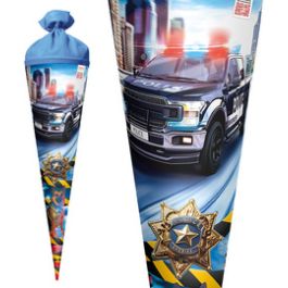 ROTH Schultüte "Polizei 911", rund, 700 mm