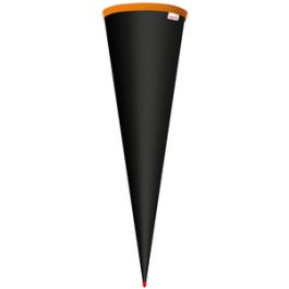 ROTH Schultüten-Rohling ohne Verschluss, 700 mm, schwarz
