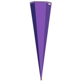 ROTH Schultüten-Rohling ohne Verschluss, 850 mm, lila