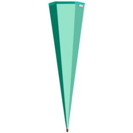 ROTH Schultüten-Rohling ohne Verschluss, 850 mm, mint