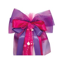 ROTH XXL-Schultütenschleife "Purple Blooming", lila/pink