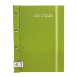 ROTH Zeugnismappe Metallium mit Buchschrauben, grün