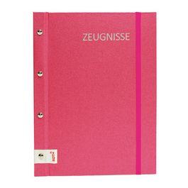 ROTH Zeugnismappe Metallium mit Buchschrauben, pink