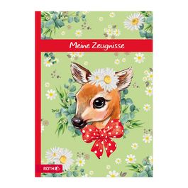 ROTH Zeugnismappe "Reh", DIN A4, mit Design