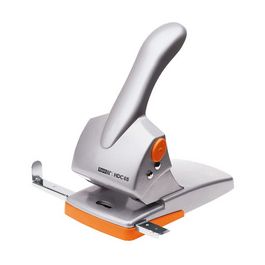 Rapid Perforateur d'archives Fashion HDC65, argent/orange