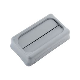Rubbermaid Couvercle basculant Slim Jim, gris