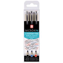 SAKURA Feutre fineliner Pigma Micron PN, kit de 3 Bureau