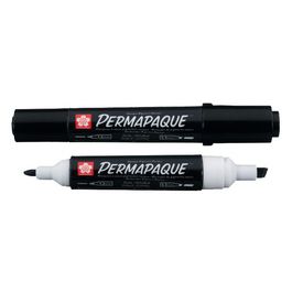 SAKURA Marqueur permanent Permapaque, double pointe, blanc