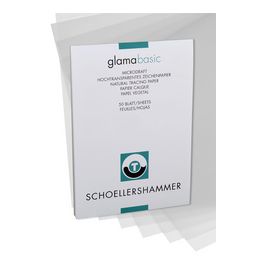 SCHÖLLERSHAMMER Bloc papier calque, A3, 90 g/m2
