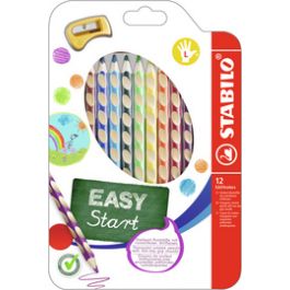 STABILO Crayon de couleur EASYcolors L, étui de 12