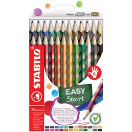 STABILO Crayon de couleur EASYcolors R, étui de 24