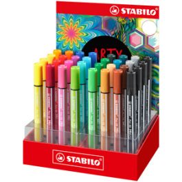 STABILO Feutre Pen 68 MAX, présentoir de 32 pièces ARTY