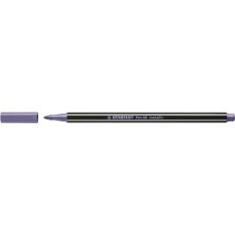 STABILO Stylo feutre Pen 68 metallic, lilas métallisé