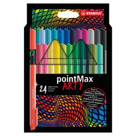 STABILO Stylo-feutre pointMax ARTY, étui carton de 24