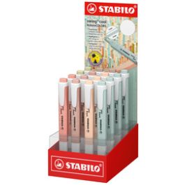 STABILO Surligneur swing cool NatureCOLORS, présentoir de 16