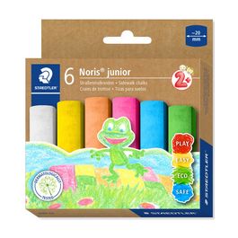 STAEDTLER Craie de trottoir Noris junior, carton de 6
