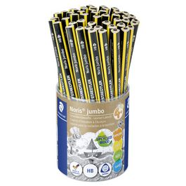 STAEDTLER Crayon de papier Noris jumbo, HB, pot de 48