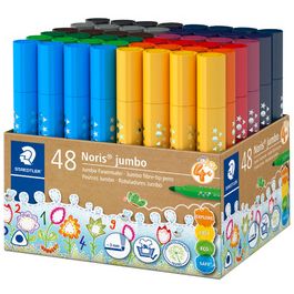 STAEDTLER Feutre Noris jumbo, pot de 48