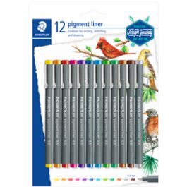 STAEDTLER Feutre à pigment Design Journey, blister de 12