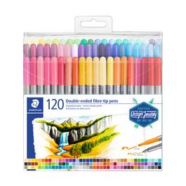 STAEDTLER Feutre double pointe Design Journey, étui de 120