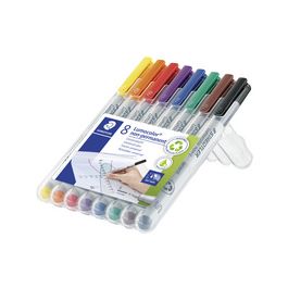STAEDTLER Marqueur non permanent 311S Lumocolor, étui de 8