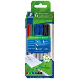 STAEDTLER Marqueur non permanent Lumocolor 316F, étui de 6