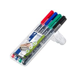 STAEDTLER Marqueur permanent 313S Lumocolor, étui de 4