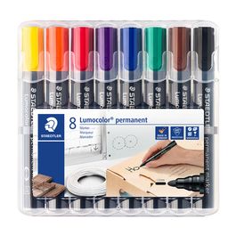STAEDTLER Marqueur permanent 352 Lumocolor, étui de 8