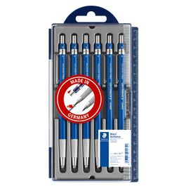 STAEDTLER Porte-mine Mars technico 780 C, bleu, étui de 6