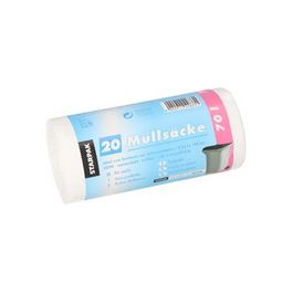 STARPAK Sac poubelle HDPE, 70 litres, blanc