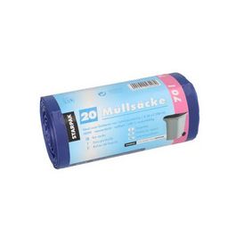 STARPAK Sac poubelle HDPE, 70 litres, bleu