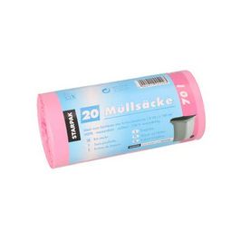 STARPAK Sac poubelle HDPE, 70 litres, pink
