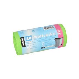 STARPAK Sac poubelle HDPE, 70 litres, vert