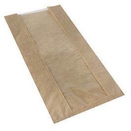 STARPAK Sachet à pain "pure", 380 x 200 x 90 mm, marron