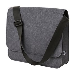 STOP Sacoche pour laptop, feutre RPET, gris foncé
