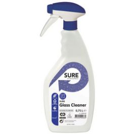 SURE Nettoyant pour vitre "Glass Cleaner", pulvérisateur de x6