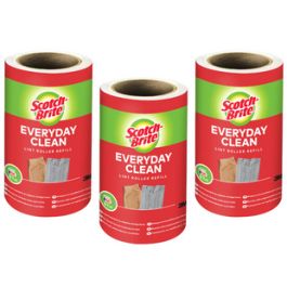 Scotch-Brite Rouleau pour brosse Everyday Clean, pack de 3