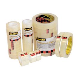 Scotch Ruban adhésif 550, transparent, 15 mm x 66 m, film