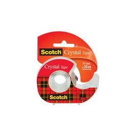 Scotch Ruban adhésif Crystal Clear 600, avec dévidoir