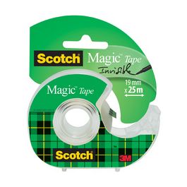 Scotch Ruban adhésif Magic, invisible, avec dévidoir