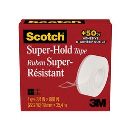 Scotch Ruban adhésif Super-Hold 700K, 19 mm x 25,4 m, carton