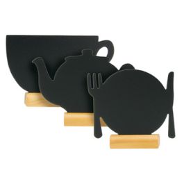 Securit Ardoise de table SILHOUETTE MINI "MIX-3