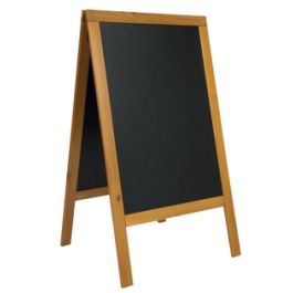 Securit Panneau trottoir WOODY,  couleur hêtre