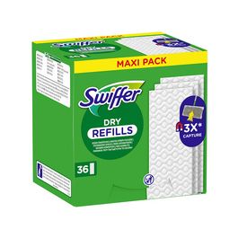 Swiffer Serpillère sèche, pack de recharge de 72