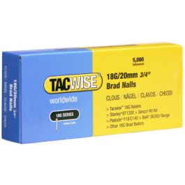 TACWISE Clous 18G/30 mm, 5.000 pièces