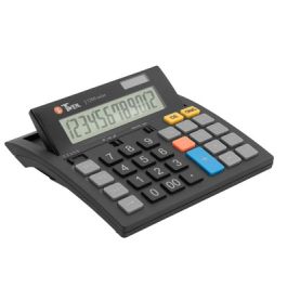 TWEN Calculatrice de bureau J-1200 solar, 12 carac.