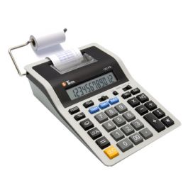 TWEN Calculatrice imprimante 120 PD, gris / noir