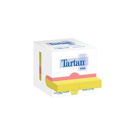 Tartan Bloc-notes repositionnable, 51 x 38 mm, assorti fluo